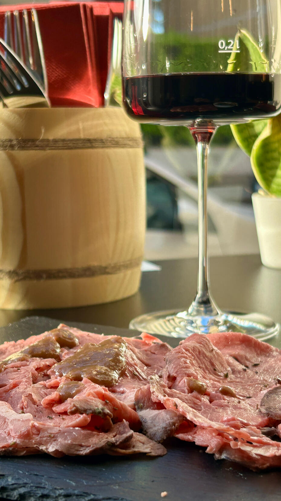 Entrecot al malbec